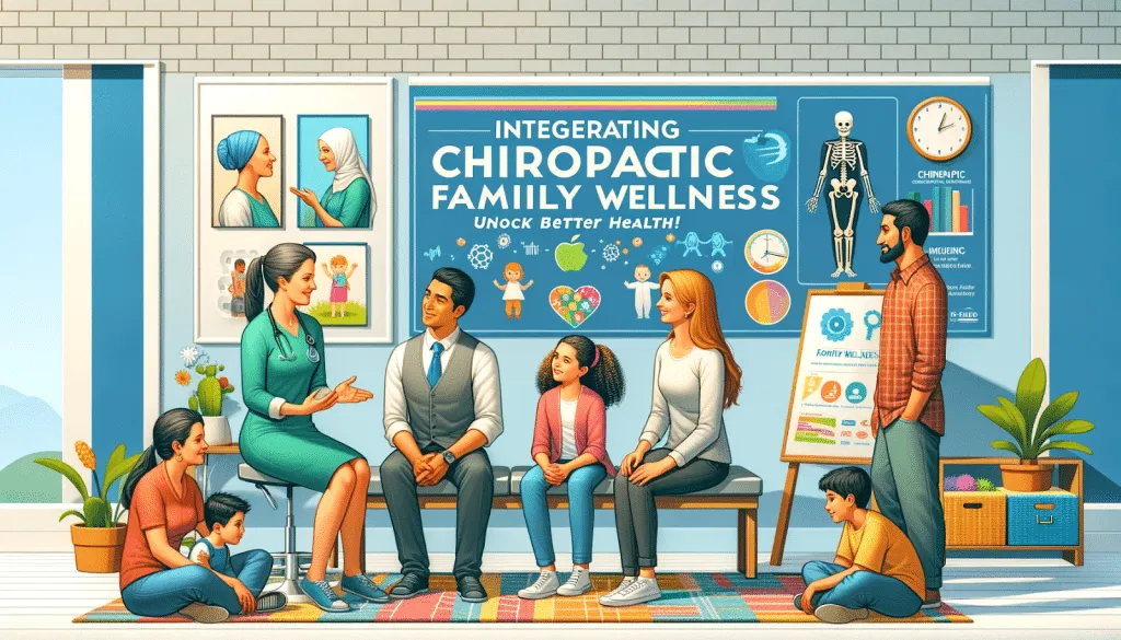 Chiropractor demonstrating ergonomic posture to a patient for optimal spinal health